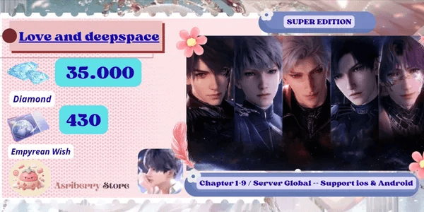 Akun Love and Deepspace Super Edition | Diamond + Empyrean Wish