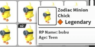 Gambar Product zodiac minion chick