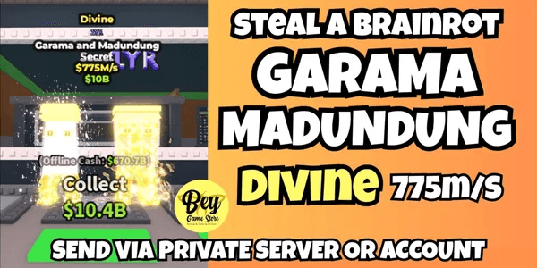 GARAMA AND MADUNDUNG DIVINE - STEAL A BRAINROT - SECRET 1B/S