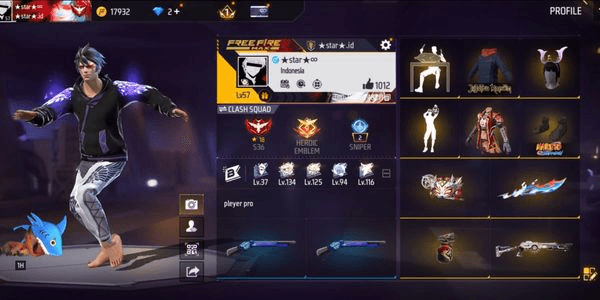 Gambar Product CHEAP FF ACCOUNT GG #01