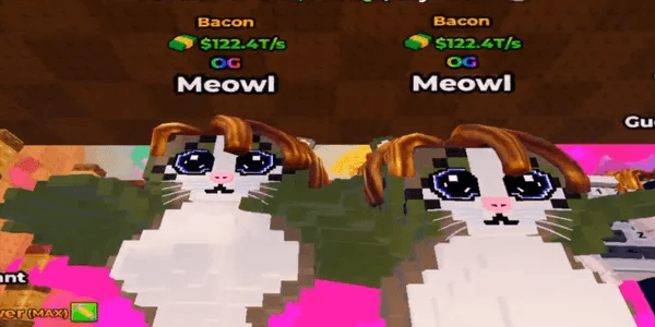 BACON Meowl (MAX LEVEL 122.4T/s)