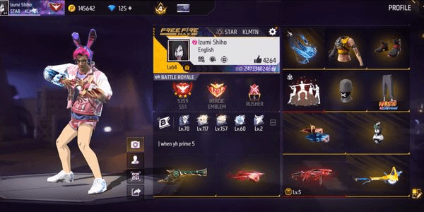 Gambar Product CHEAP FF ACCOUNT GG #03