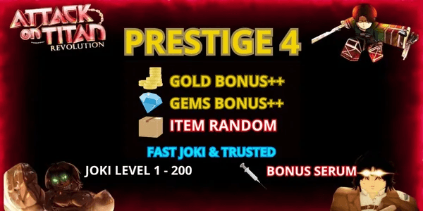 Joki Prestige IV | Level 1 - 200