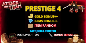 Joki Prestige IV | Level 1 - 200