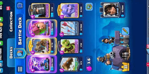 Gambar Product Clash Royale Account - Level 11 King Tower - Cheap Price Only
