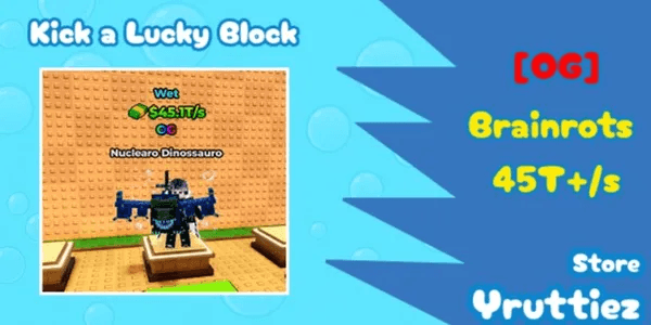 [OG] Brainrots 45T+/s | Kick a Lucky Block