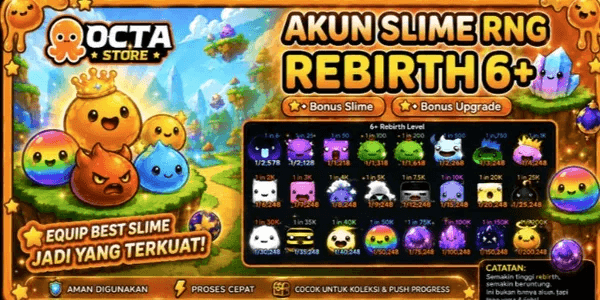 Akun Slime RNG [Bonus Slime + Bonus Rebirth]