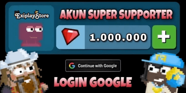 AKUN SUPER SUPPORTER + GEMS