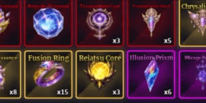 Dummy Account lv 1 with Aizen V1+V2 Materials Set