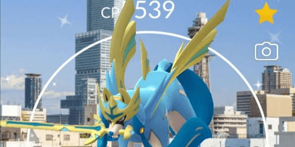 Gambar Product Shiny Zacian Crown Osaka Background Level 50