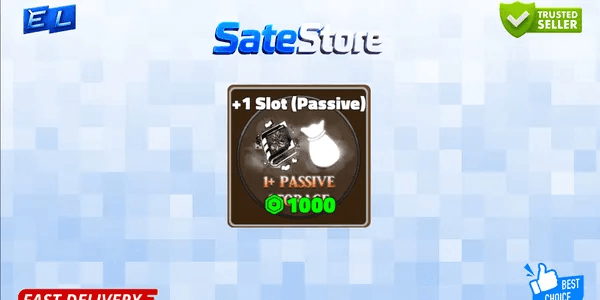 +1 Slot Passive Storage