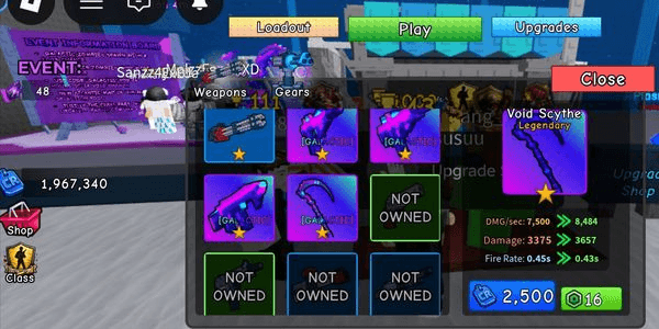 Gambar Product Account 1M+ Credits + Void Scythe