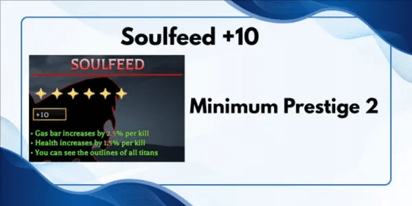 Soulfeed - Mythical Perks +10