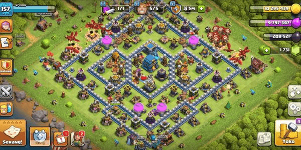 Town Hall 12 MURAH AJA