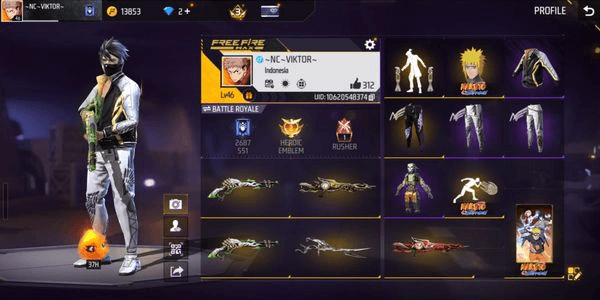 AKUN POLOSAN BER SKIN SG 2,MURAH MERIAH