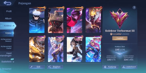 Gambar Product Mobile Legends save account anti HB 100% guaranteed 30 days