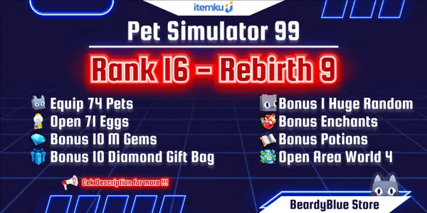 Account Pet Simulator 99 | Instant Delivery #16