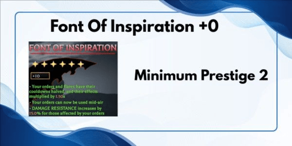 Gambar Product Font of Inspiration - Mythic Perk +0
