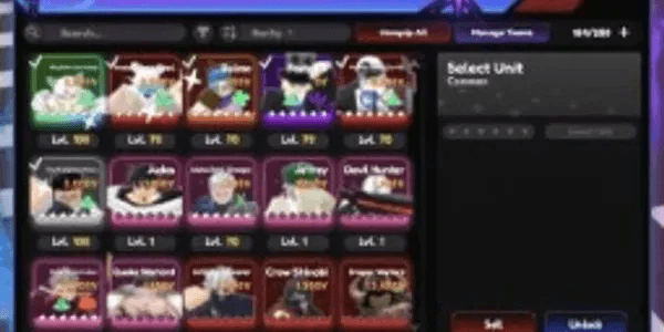 Akun UTDX LV266 | 6 Ruler (Sukuna, Frieren, Don Flamingo, Sailor King, Phantom Captain, Sprint Wagon) | 2K RRS + 250K Gems