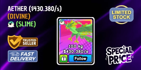 SLIME AETHER ($430.380/s) | BUILD A ZOO