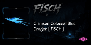 Dragón Azul Colosal Carmesí - Fisch RBL