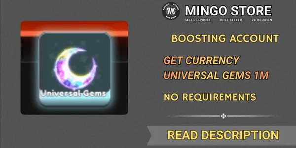 Joki Get 1M Currency Universal Gems | UTDX