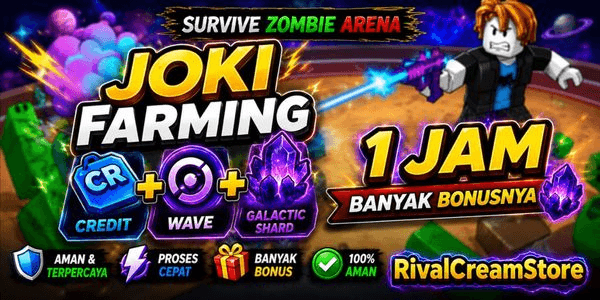 Gambar Product Joki Farming 1 Jam | Survive Zombie Arena