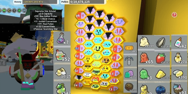 Gambar Product Acc Red Hive Mid Game - Bee Swarm Simulator
