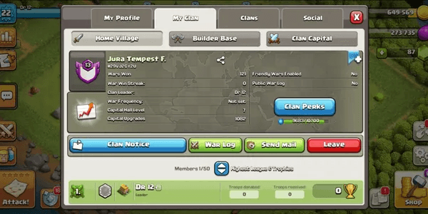 Clan Level 13 Otw 14 | Nick  Rare | Capital Hall Lv. 7
