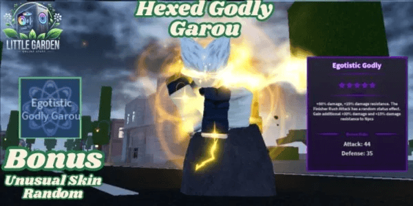 Hexed Godly Garou Bonus Unusual Skin Random | A Universal Time
