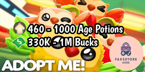 Adopt Me Account | Bonus Age Potions | Lots of Bucks | As Shown in Picture