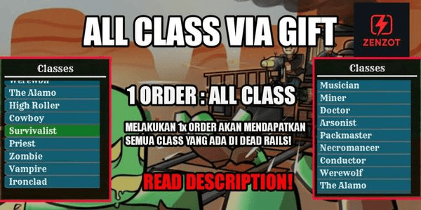 Gambar Product ALL CLASS VIA GIFT | FAST RESPON