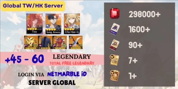 Reroll Account Seven Knights The Re:BIRTH [Global] - 9
