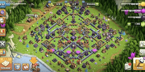 Town Hall 15 Semi Max Wall GG Siap Pakai