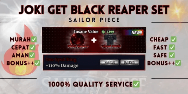 JOKI GET BEST MELEE/SWORD SAILOR PIECE | RBX