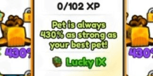 {ALL WORLD} 430% PETS WITH LUCKY 8 / 9 ENCHANT
