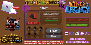 Chapeau Dark Beard niveau max amélioré