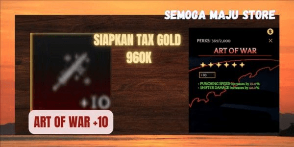Gambar Product Art of War | Mythic perks +10
