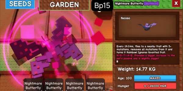 NIGHTMARE BUTTERFLY / NM BF / NIGHTMARE BF / NM BUTTERFLY