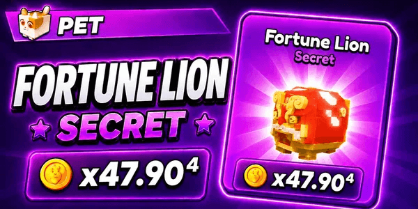 Fortune Lion Secret Pet - Climb and Jump Tower