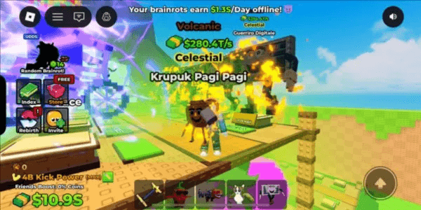 VOLCANO KRUPUK PAGI PAGI 280T/S | KICK A LUCKY BLOCK