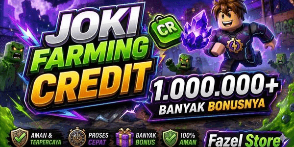Gambar Product Joki Farming Credit 1M + Bonus | Survive Zombie Arena