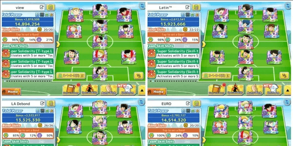 #TSU28: GOOD SKILL!! [Android/IOS] Rank 280, Power 14.8M | Team Latin, LA Debond, EU Debond | UR MAX Tsubasa, Misaki, Hyuga(S)