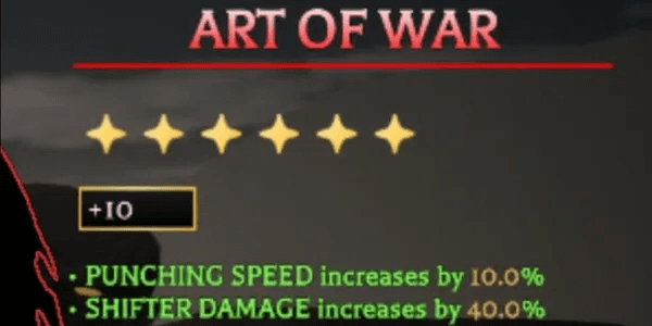 Art of war - Mythic Perk 10+