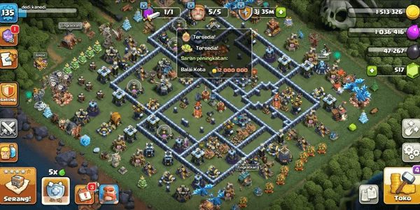 TH 13 MAX LOTS OF GEMS & SKIN