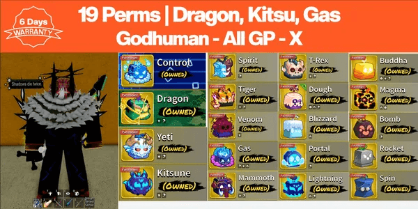 Permanent Fruit Account - No 6