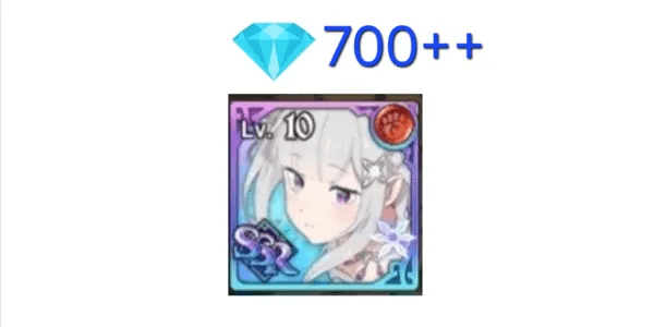 DIAMOND ACCOUNT + FREEZING WITCH EMILIA [GLOBAL] COLLAB RE:ZERO