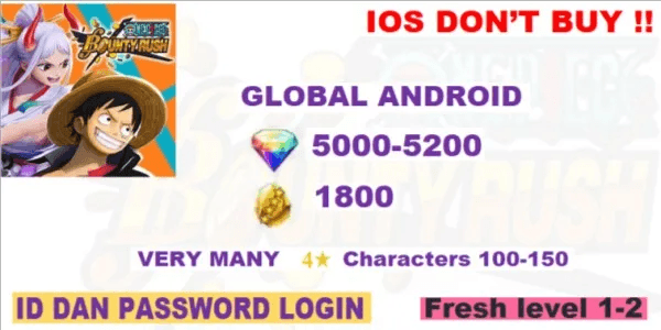 Akun One Piece Bounty Rush Global-15