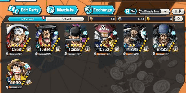 Gambar Product LVL 35 - HB 2 - 7 EX META 3 MAX - AKAINU MAX - ODEN MAX - ZORO MAX - GOLD D ROGER - KAIDO - KUZAN - LUFFY - SUPPORT 140 - BR3