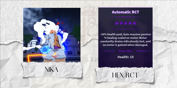 Hex RCT Nika / Gear 5 | Mythic Trait - A Universal Time (AUT)